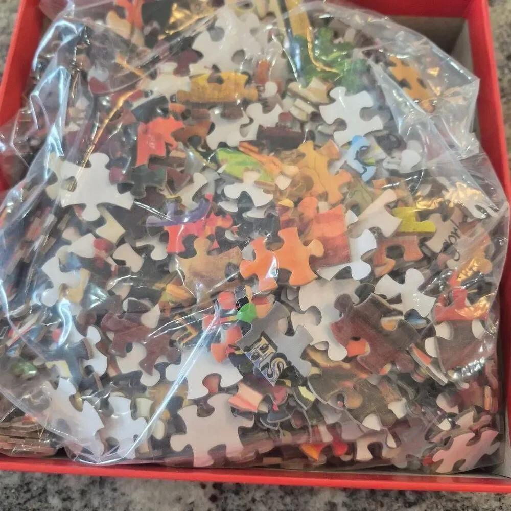 Lang, Crafted Brews 1000 Piece Puzzle by Gregory Gorham, Linen Embossed, NEW
